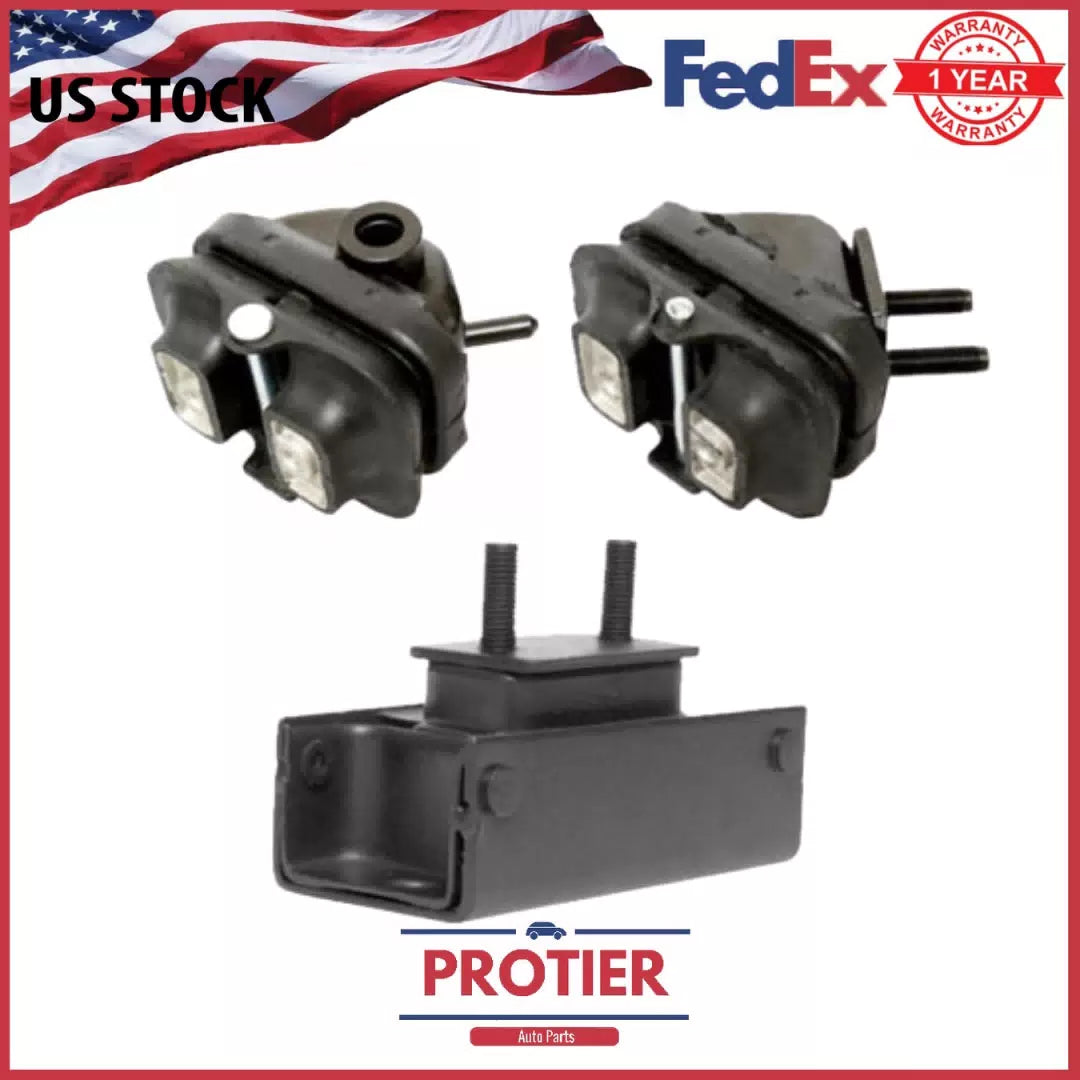 Engine Motor & Trans Mount 3PCS Set Fit 2005-2008 Ford F150 4WD 4.6L / 5.4L 6B93BC-57 [1]