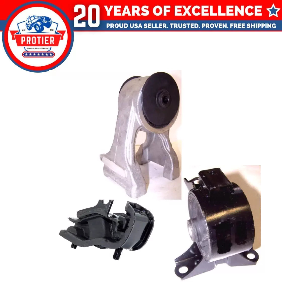 Engine Motor & Trans Mount 3PCS Set for 2005-2006 Honda Odyssey 3.5L VTEC 6B93BC-57 [1]