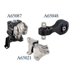 Engine Mount Set compatible with Honda 2012-2013 Civic L4 6B93BC-57 [1]