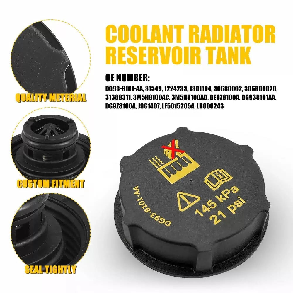 Engine Reservoir Coolant Cap For Land Range Rover Rover Evoque 2012-2020 J9C1407 6B93BC-57 [1]