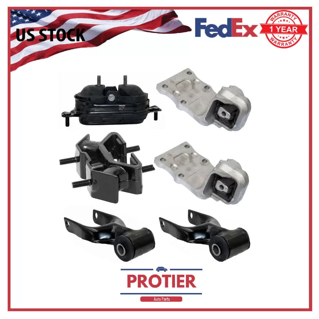 Engine Torque Strut, Trans & Engine Mounts Set 6 pcs For Pontiac Montana 3.9L 6B93BC-57 [1]