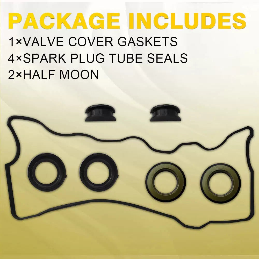 Engine Valve Cover Gasket Set for Toyota Camry 1987-2001 2.0L 2.2L L4 EOA 6B93BC-57 [6]