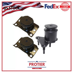 Engine & Trans Mount Set 3PCS for Nissan Sport Utility Pathfinder Xterra Nissan 6B93BC-57 [1]