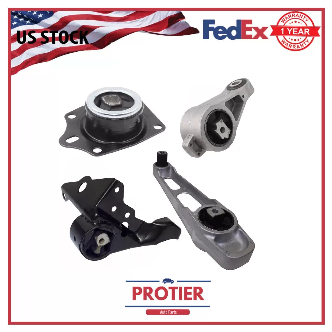 Engine & Trans Mount Set 4PCS for Chrysler Dodge Plymouth Passenger Car Neon L4 6B93BC-57 [1]
