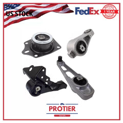 Engine & Trans Mount Set 4PCS for Chrysler Dodge Plymouth Passenger Car Neon L4 6B93BC-57 [1]