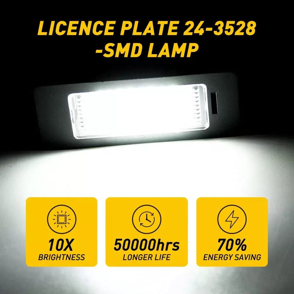 Error Free LED License Plate Light For BMW 325i 328i 335i 528i 535i X3 X5 EOA 6B93BC-57 [8]