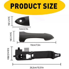 Exterior Door Handle For 2000-2007 Ford Focus Front Driver Side 4-Door Sedan EOA 6B93BC-57 [2]