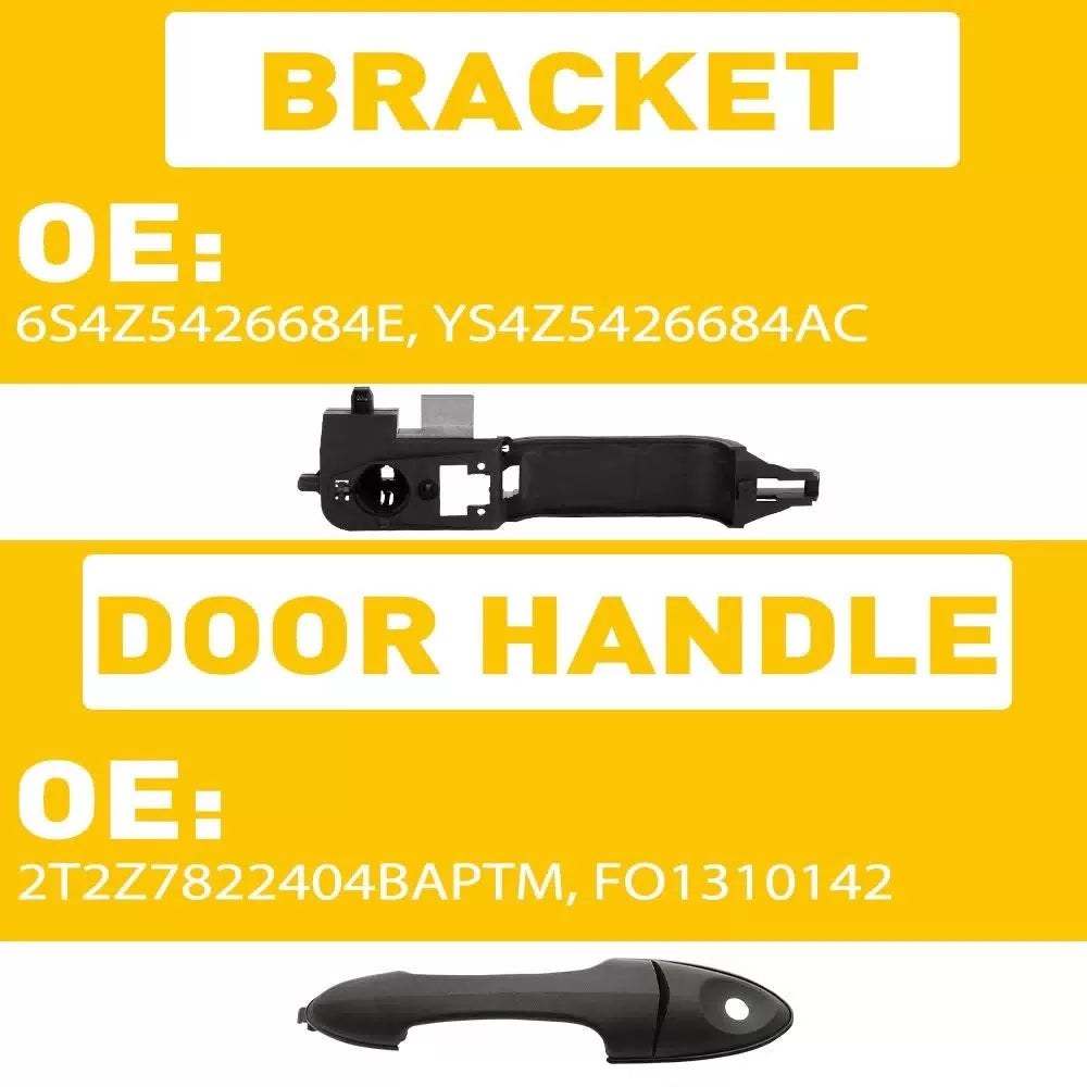 Exterior Door Handle For 2000-2007 Ford Focus Front Driver Side 4-Door Sedan EOA 6B93BC-57 [5]
