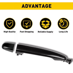 Exterior Door Handle For 2007-2011 Toyota Camry Rear Left or Right Outer Black A 6B93BC-57 [1]