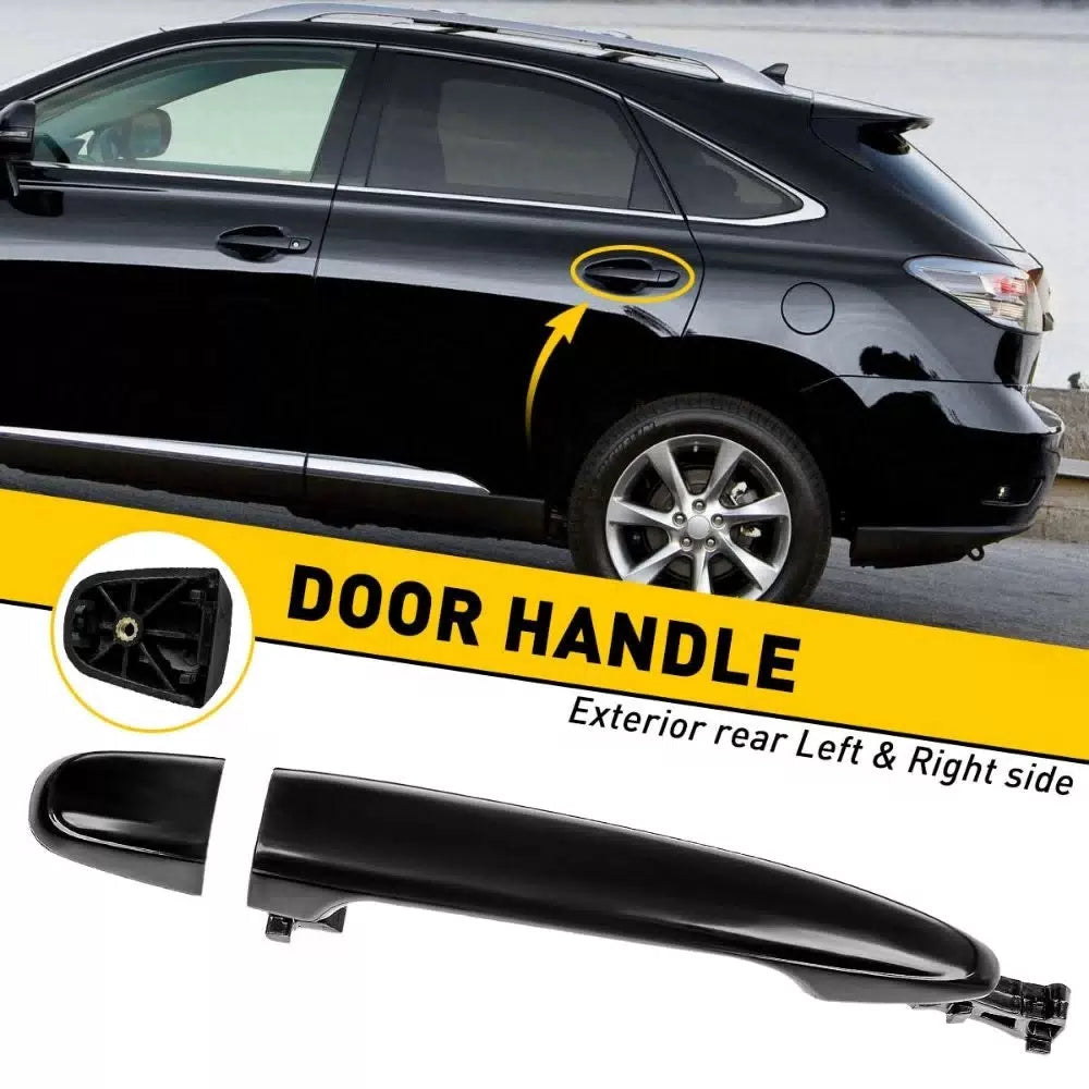 Exterior Door Handle For 2007-2011 Toyota Camry Rear Left or Right Outer Black A 6B93BC-57 [7]