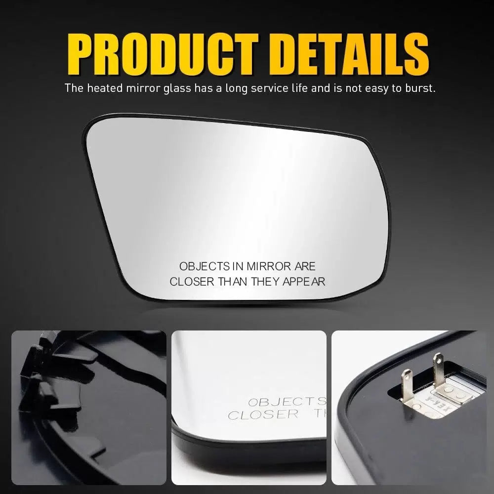 Exterior Side View Door Mirror Glass RH for Nissan 2013 14-17 Altima Base EOA 6B93BC-57 [10]