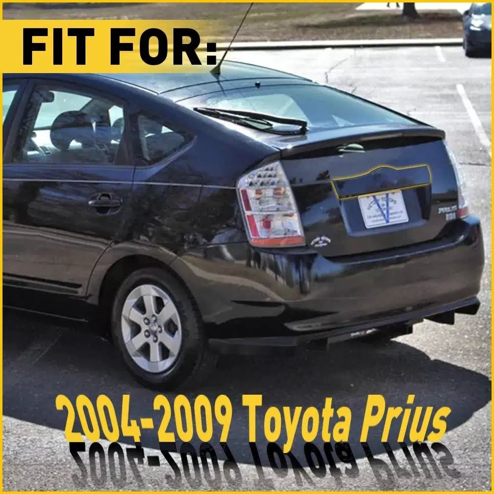 Exterior Tailgate For 2004-2009 Toyota Prius Liftgate Handle Garnish Trims Black 6B93BC-57 [2]