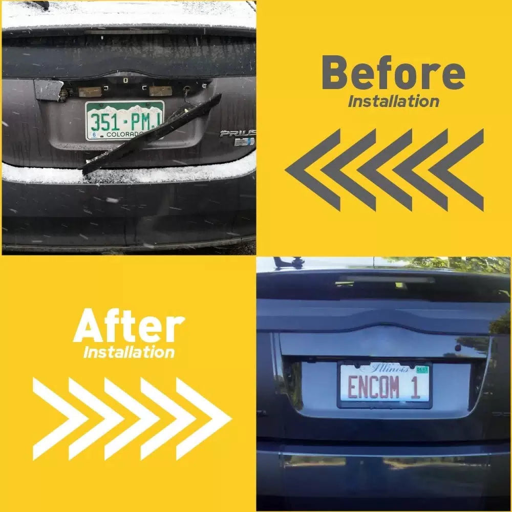 Exterior Tailgate For 2004-2009 Toyota Prius Liftgate Handle Garnish Trims Black 6B93BC-57 [5]