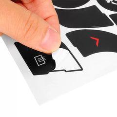 FITS FOR 14-17 CHRYSLER 200 AC CLIMATE CONTROL BUTTON REPAIR DECALS STICKERS EOA 6B93BC-57 [2]