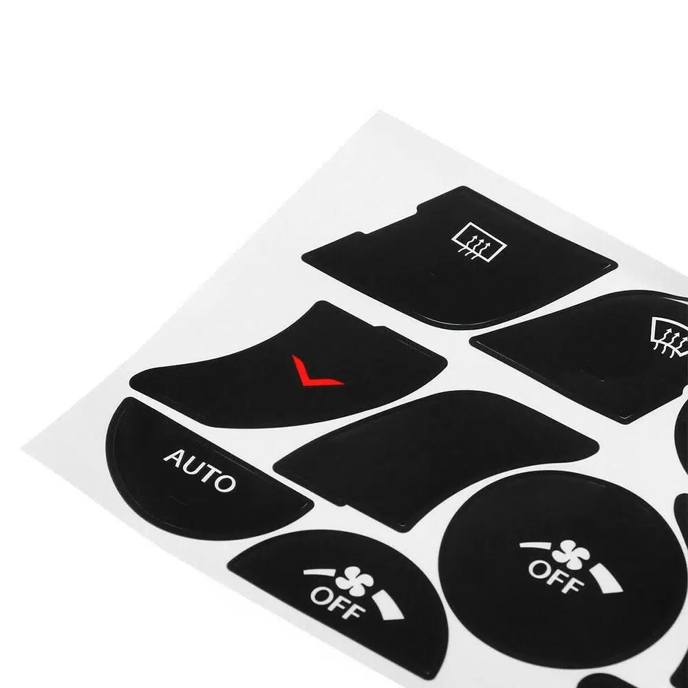 FITS FOR 14-17 CHRYSLER 200 AC CLIMATE CONTROL BUTTON REPAIR DECALS STICKERS EOA 6B93BC-57 [3]