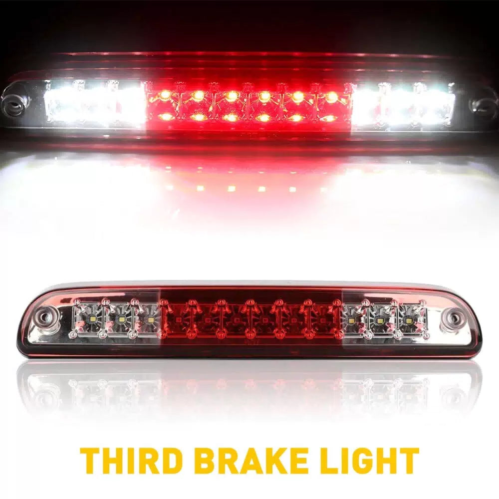 FITS FOR 1993-2011 FORD RANGER LED THIRD BRAKE LIGHT CARGO LAMP CLEAR RED LENS 6B93BC-57 [10]