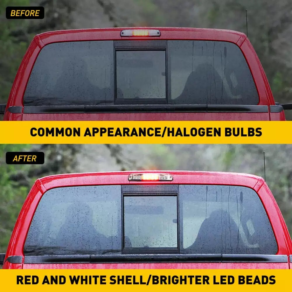 FITS FOR 1993-2011 FORD RANGER LED THIRD BRAKE LIGHT CARGO LAMP CLEAR RED LENS 6B93BC-57 [7]