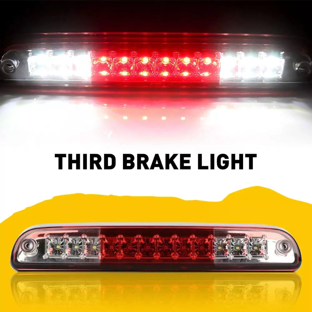 FITS FOR 1993-2011 FORD RANGER LED THIRD BRAKE LIGHT CARGO LAMP CLEAR RED LENS 6B93BC-57 [9]