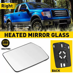 FIT FOR 2004-2010 FORD F-150 FRONT SIDE RIGHT LEFT MIRROR GLASS W/ BACKING PLATE 6B93BC-57 [1]