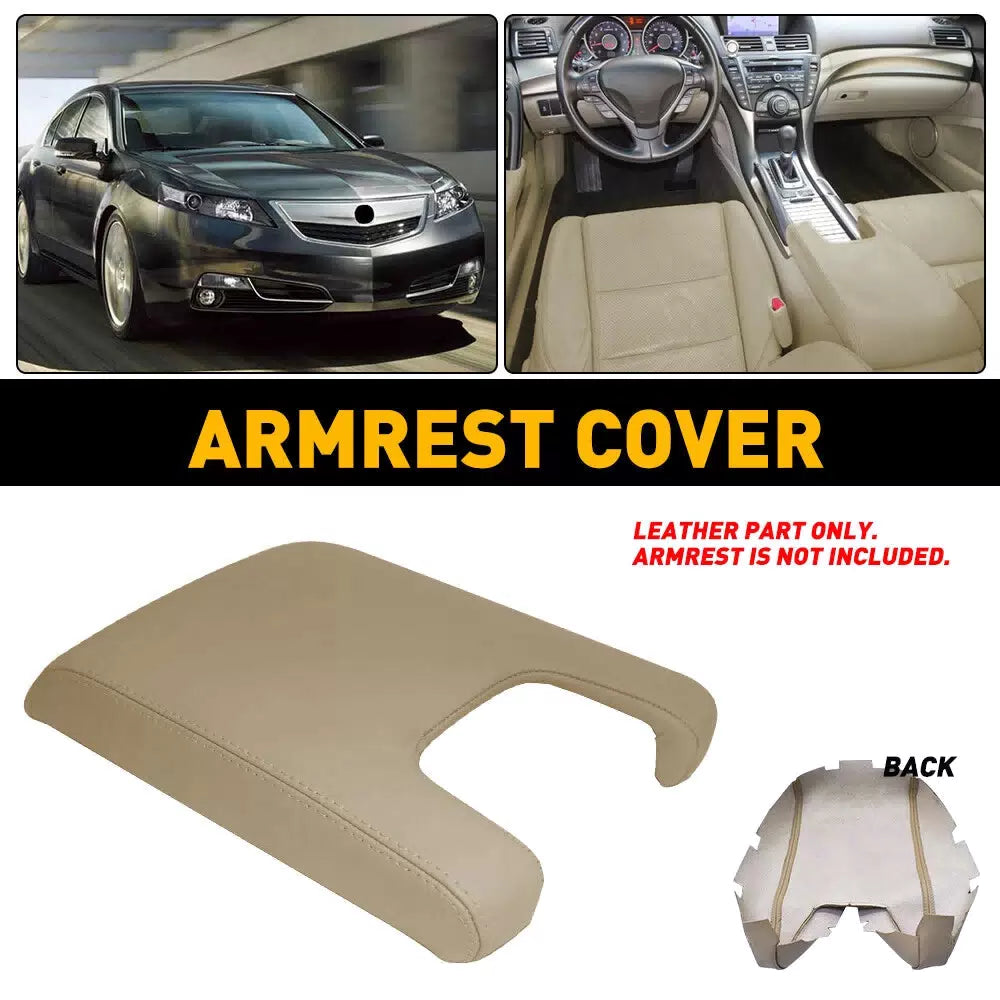 FOR 2009-2014 Acura TL Center Console Lid Armrest Cover Vinyl Leather Trim EOA 6B93BC-57 [11]