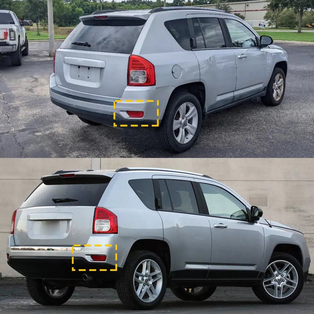 FOR 2011-2017 JEEP COMPASS BUMPER REAR REFLECTOR TAIL LAMP PASSENGER CASE SIDE 6B93BC-57 [10]