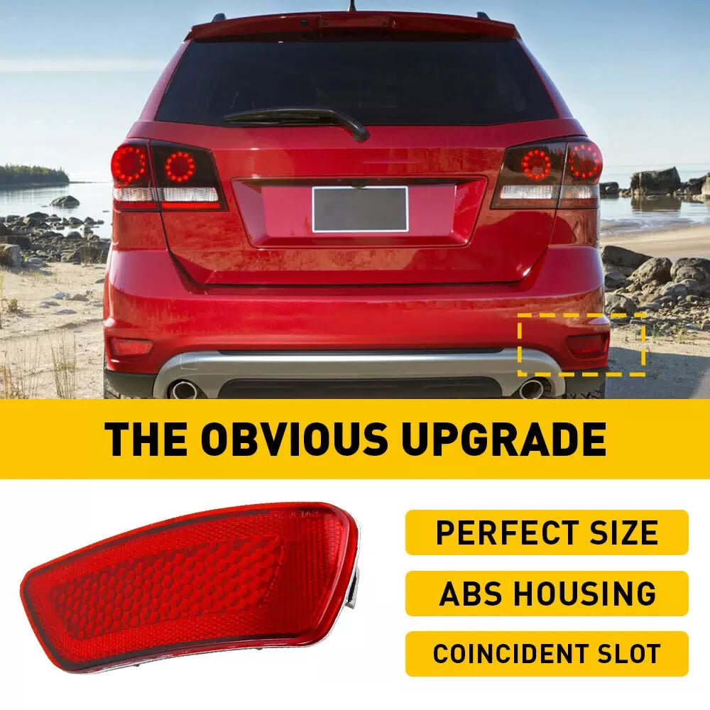 FOR 2011-2017 JEEP COMPASS BUMPER REAR REFLECTOR TAIL LAMP PASSENGER CASE SIDE 6B93BC-57 [2]