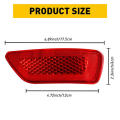 FOR 2011-2017 JEEP COMPASS BUMPER REAR REFLECTOR TAIL LAMP PASSENGER CASE SIDE 6B93BC-57 [3]