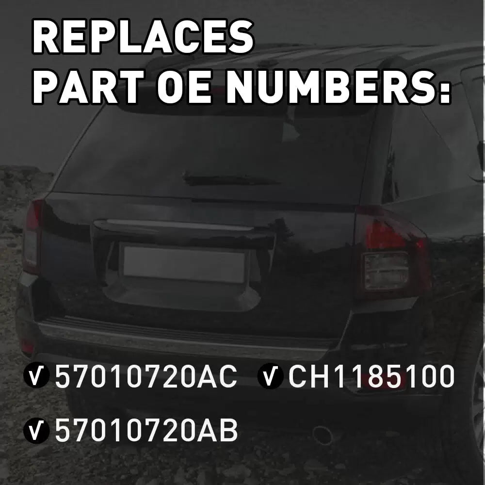 FOR 2011-2017 JEEP COMPASS BUMPER REAR REFLECTOR TAIL LAMP PASSENGER CASE SIDE 6B93BC-57 [4]