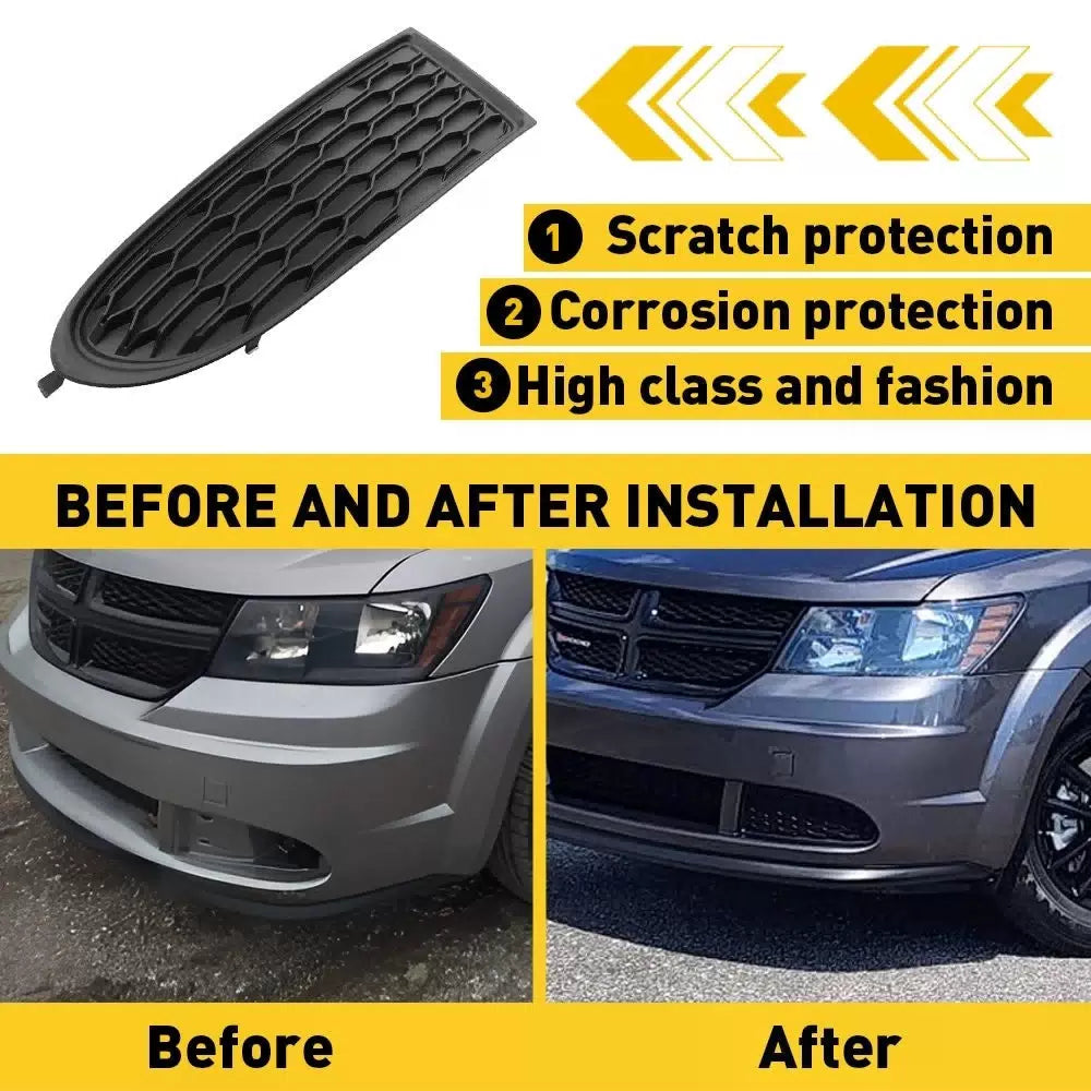 FOR 2011-2020 DODGE JOURNEY LEFT DRIVER FRONT FOG LIGHT LAMP COVER GRILL BEZEL A 6B93BC-57 [4]