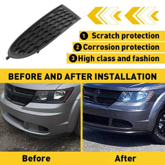 FOR 2011-2020 DODGE JOURNEY LEFT DRIVER FRONT FOG LIGHT LAMP COVER GRILL BEZEL A 6B93BC-57 [4]