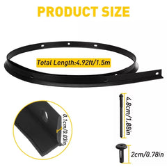 FOR 2018-22 Dodge Challenger Front Hood Bumper Weatherstrip Seal And Rivets EOA 6B93BC-57 [2]