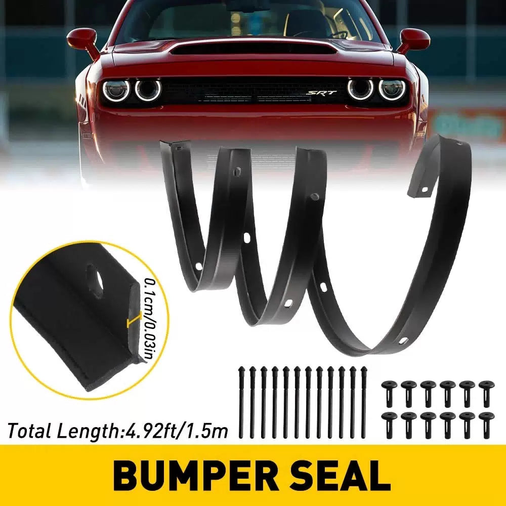 FOR 2018-22 Dodge Challenger Front Hood Bumper Weatherstrip Seal And Rivets EOA 6B93BC-57 [9]