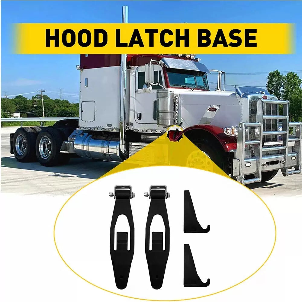 FOR Kenworth Peterbilt Hood Latch assembly kit ✔Ships L56-0001 ASAP 6B93BC-57 [7]