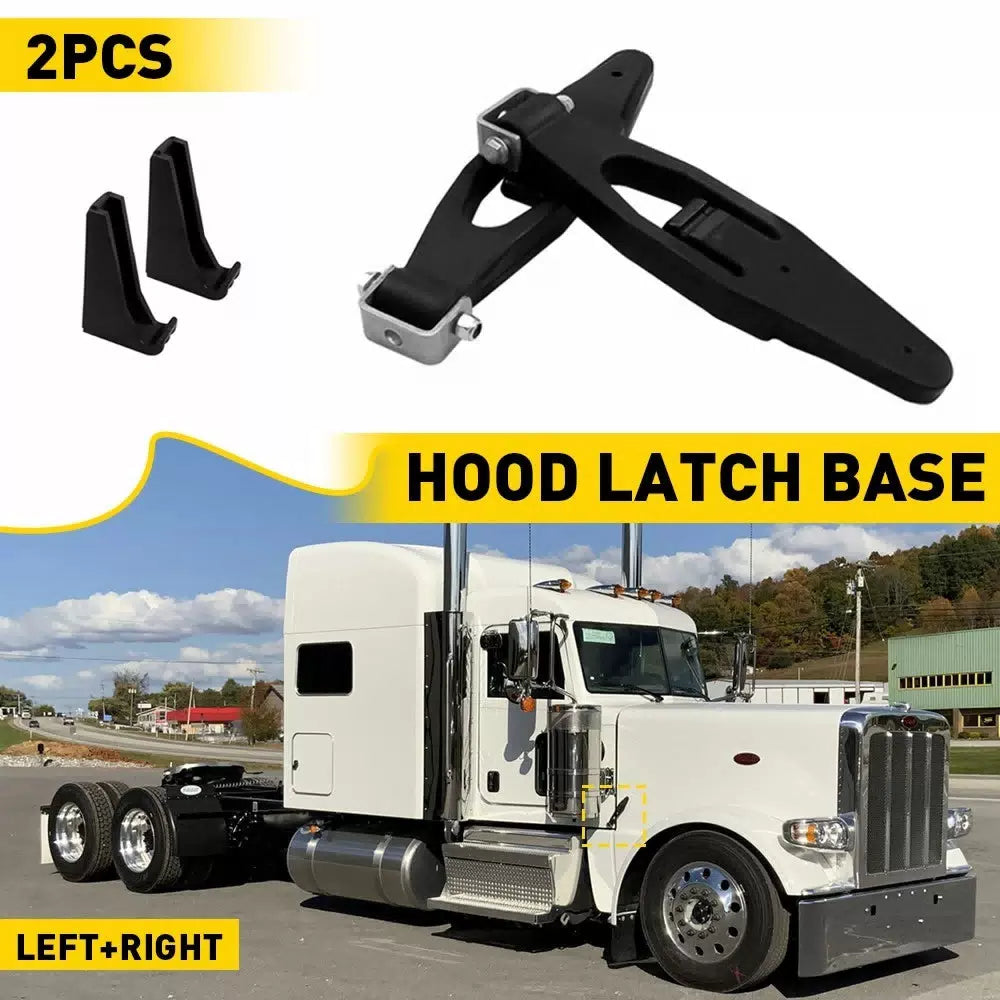 FOR Kenworth W900 Peterbilt 377 378 379 Hood Latch Kit 1 Pair OEM # L56-0001 EOA 6B93BC-57 [1]