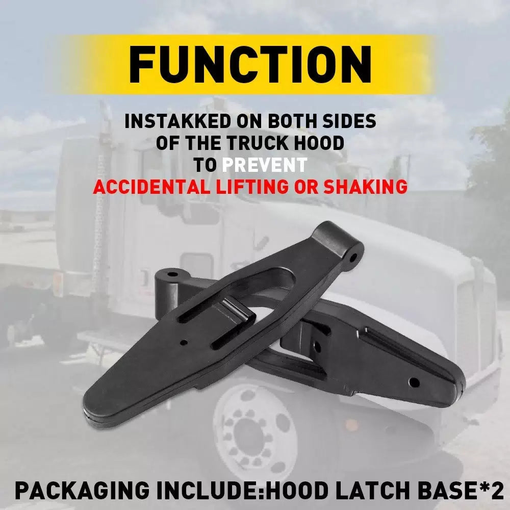 FOR Kenworth W900 Peterbilt 377 378 379 Hood Latch Kit 1 Pair OEM # L56-0001 EOA 6B93BC-57 [6]
