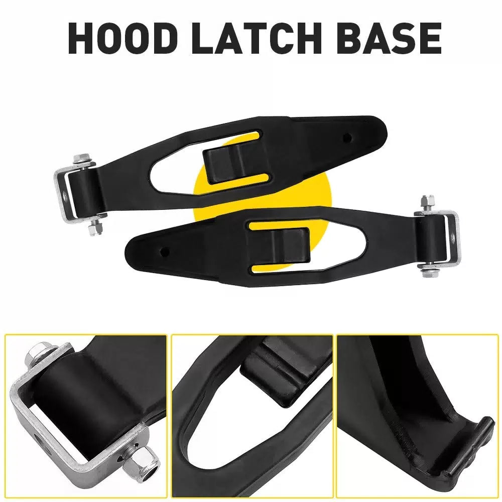 FOR Kenworth W900 Peterbilt 377 378 379 Hood Latch Kit 1 Pair OEM # L56-0001 EOA 6B93BC-57 [7]
