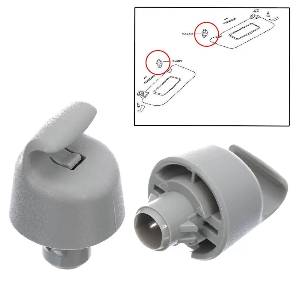 FOR NISSAN ALTIMA MURANO PATHFINDER MAXIMA DRIVER PASSENGER SUN VISOR CLIP US EA 6B93BC-57 [8]