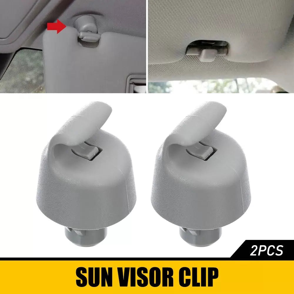 FOR NISSAN ALTIMA MURANO PATHFINDER MAXIMA DRIVER PASSENGER SUN VISOR CLIP US EA 6B93BC-57 [9]