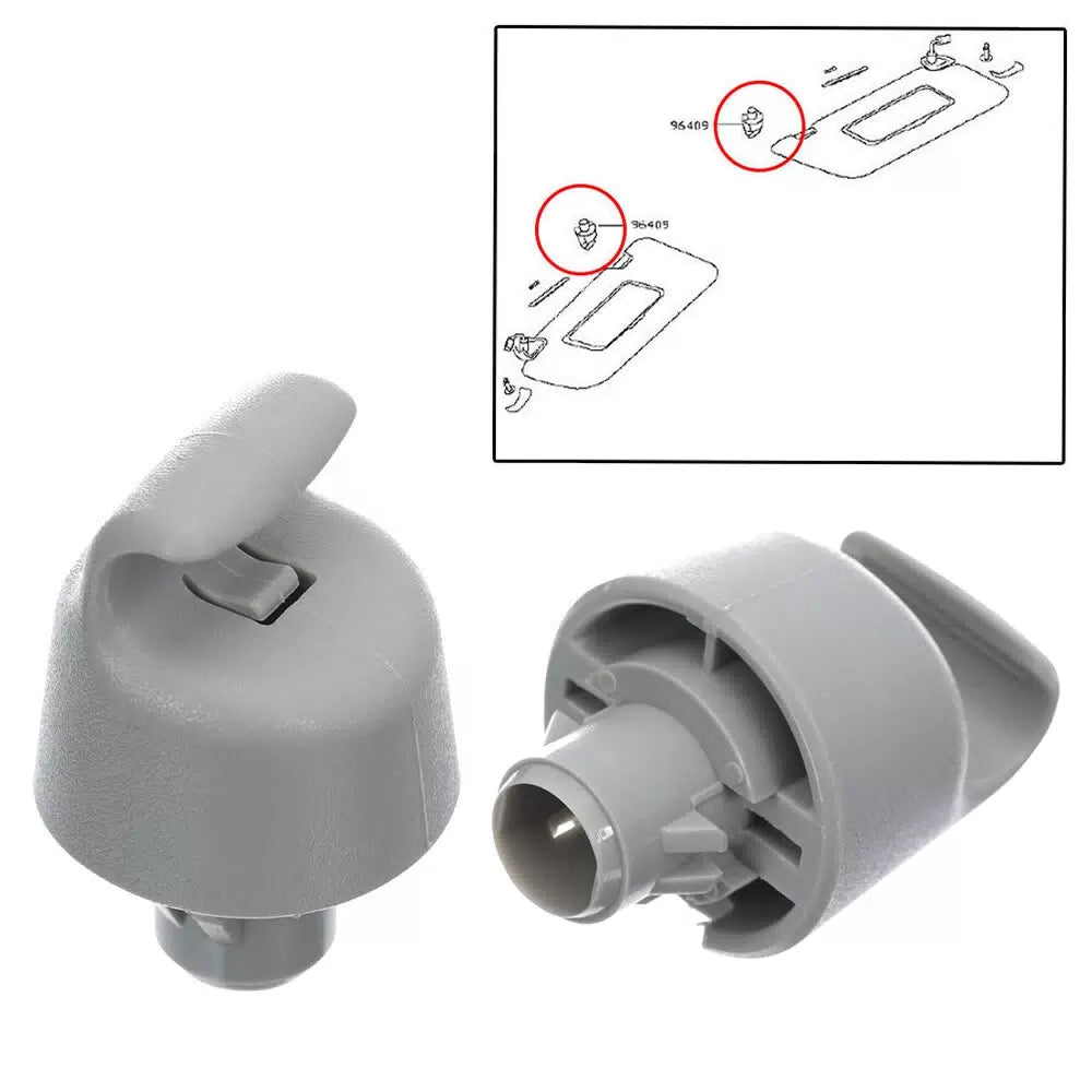 FOR NISSAN ALTIMA MURANO PATHFINDER MAXIMA DRIVER PASSENGER + SUN VISOR CLIP USA 6B93BC-57 [4]