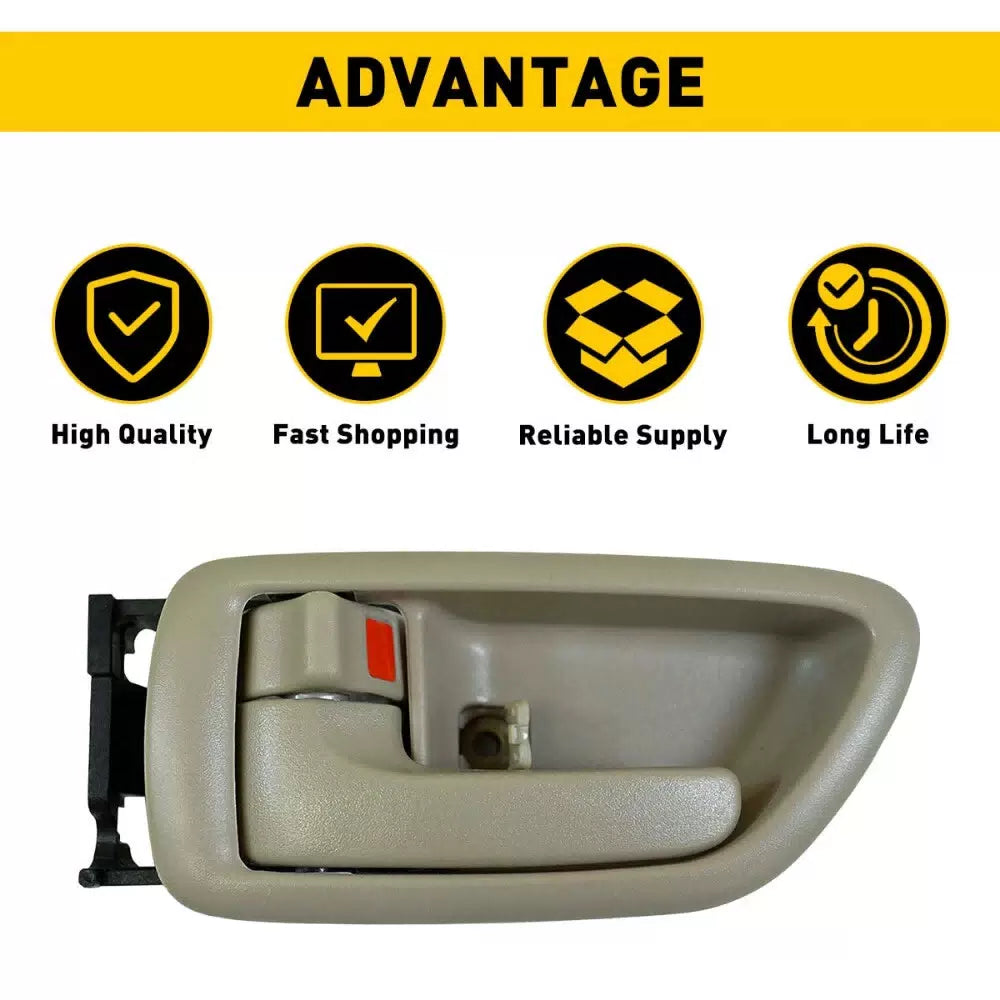 FOR Toyota Sequoia 01-07 Left LH Interior Door Inner Handle Cover Front Rear EOA 6B93BC-57 [3]