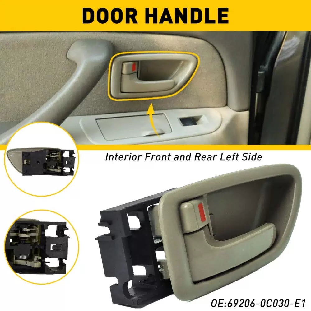 FOR Toyota Sequoia 01-07 Left LH Interior Door Inner Handle Cover Front Rear EOA 6B93BC-57 [7]