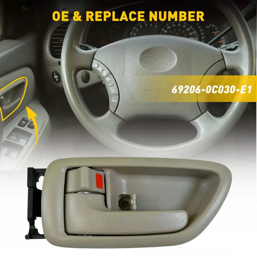 FOR Toyota Sequoia 01-07 Left LH Interior Door Inner Handle Cover Front Rear EOA 6B93BC-57 [9]