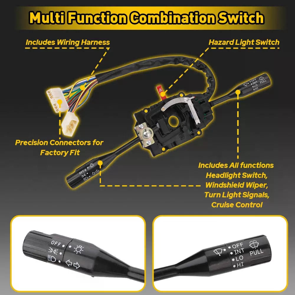 Fit For 1985-1995 Suzuki Samurai Turn Signal Dimmer Headlight 37400-83410 Switch 6B93BC-57 [7]