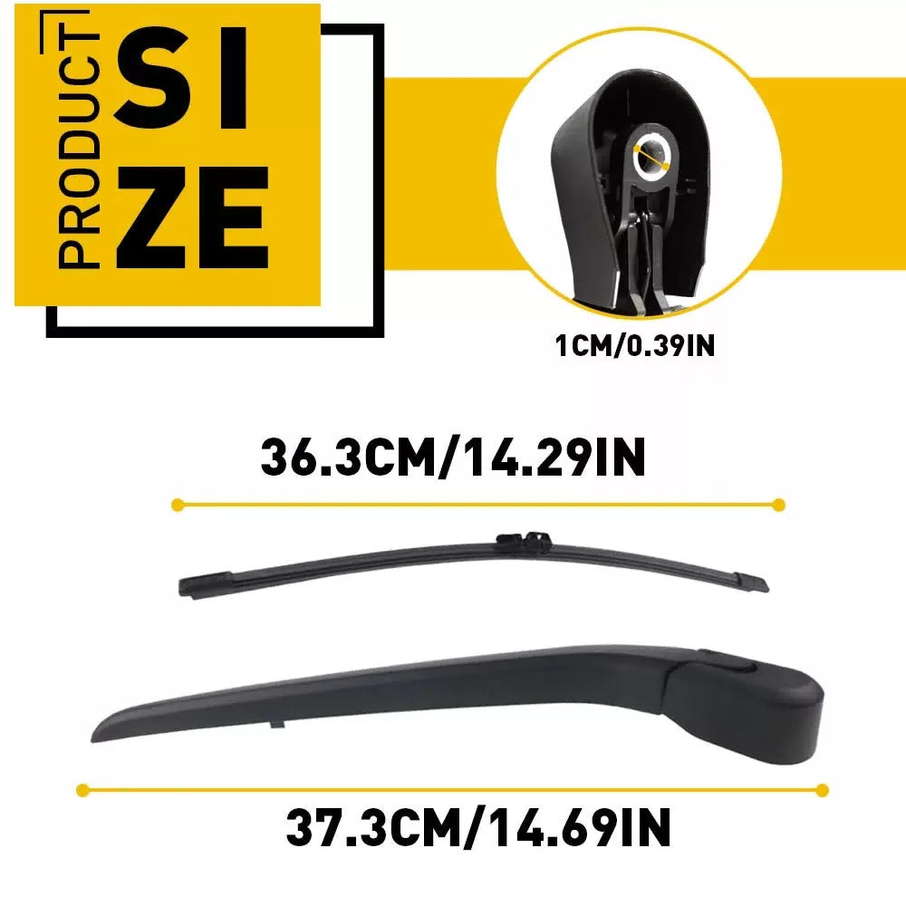 Fit For 2016 2017 2018 Volvo XC90 Rear Windshield Wiper Arm Blade Set 31349857 6B93BC-57 [2]