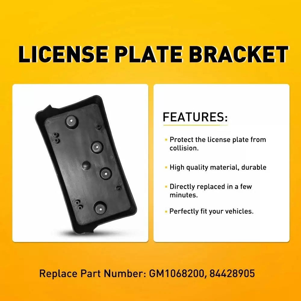 Fit For 2019-2021 Chevy Silverado 1500 Front License Plate Tag Bracket Holder EA 6B93BC-57 [4]