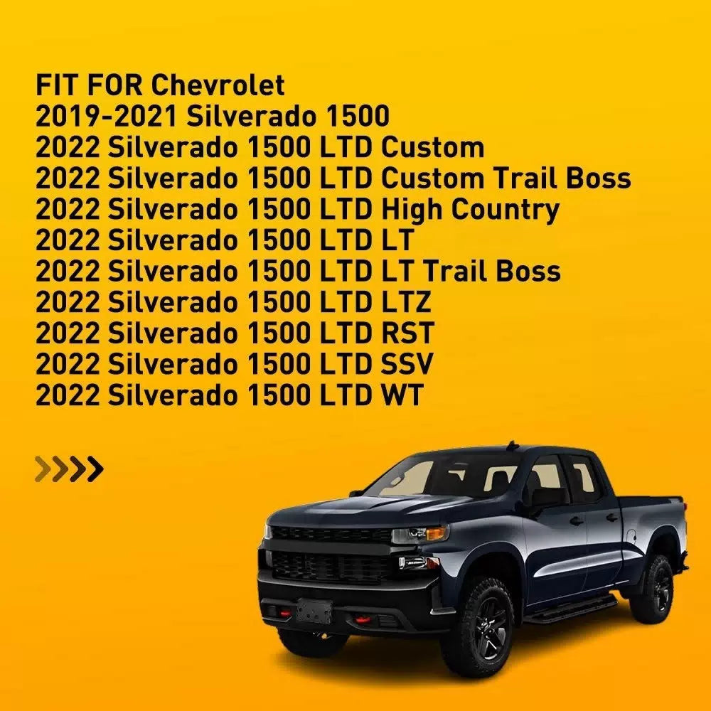 Fit For 2019-2021 Chevy Silverado 1500 Front License Plate Tag Bracket Holder EA 6B93BC-57 [6]