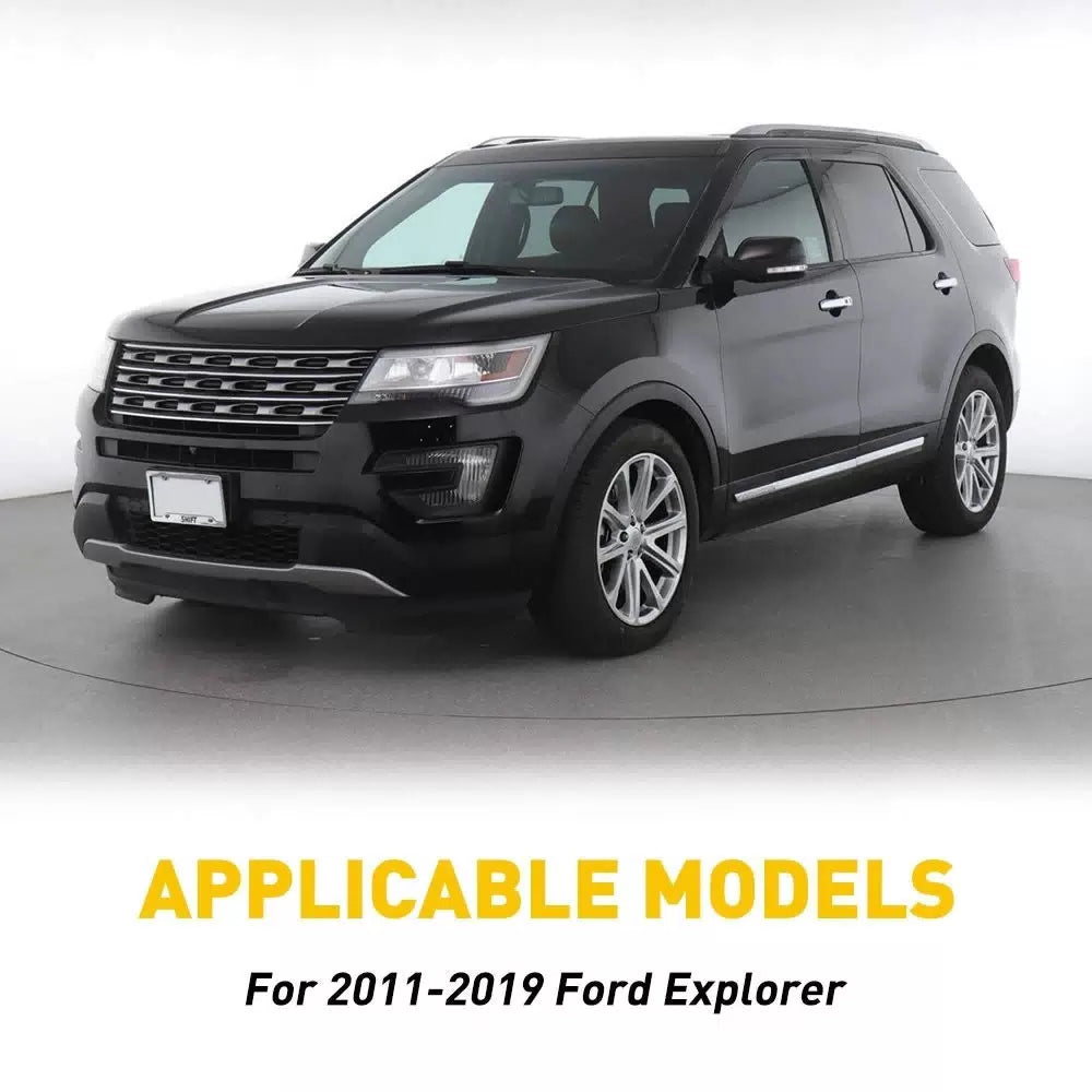 Fit For FORD Explorer 2011-2019 6Pcs Car Pillar Post Cover Door Trim PC Plastic 6B93BC-57 [2]