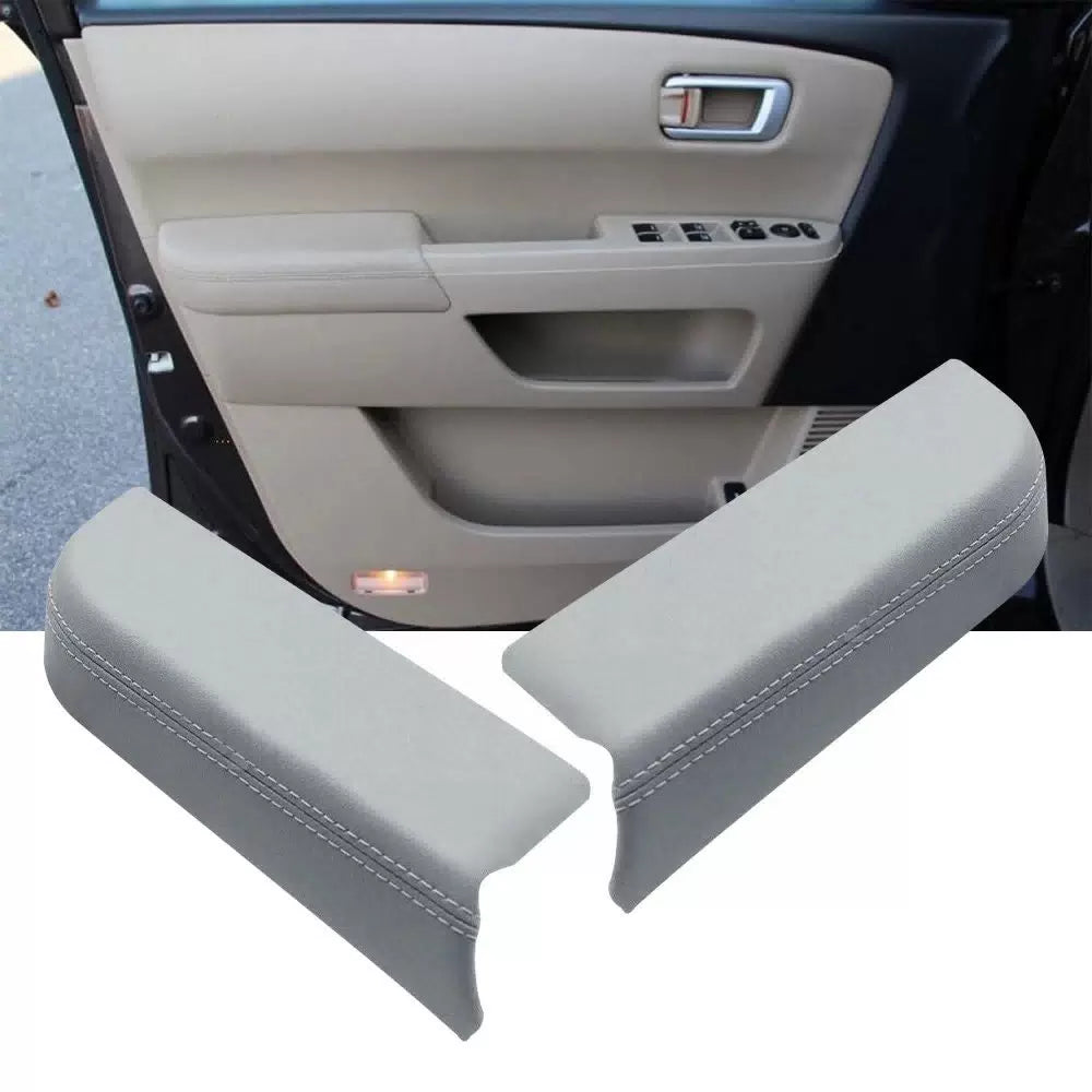 Fit For Honda Pilot 2009-2015 Leather Left Front Door Panels Armrest Cover 6B93BC-57 [1]