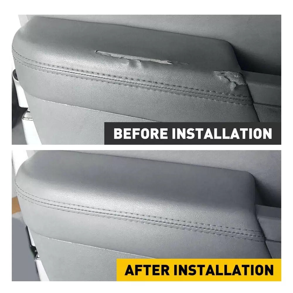 Fit For Honda Pilot 2009-2015 Leather Left Front Door Panels Armrest Cover 6B93BC-57 [8]