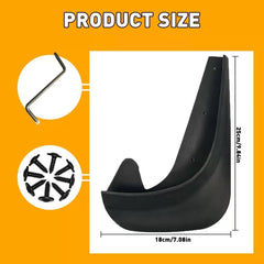 Fit For Silverado Mud 2014-2018 Flaps Mud Guards Splash Guards Molded Front&Rear 6B93BC-57 [4]